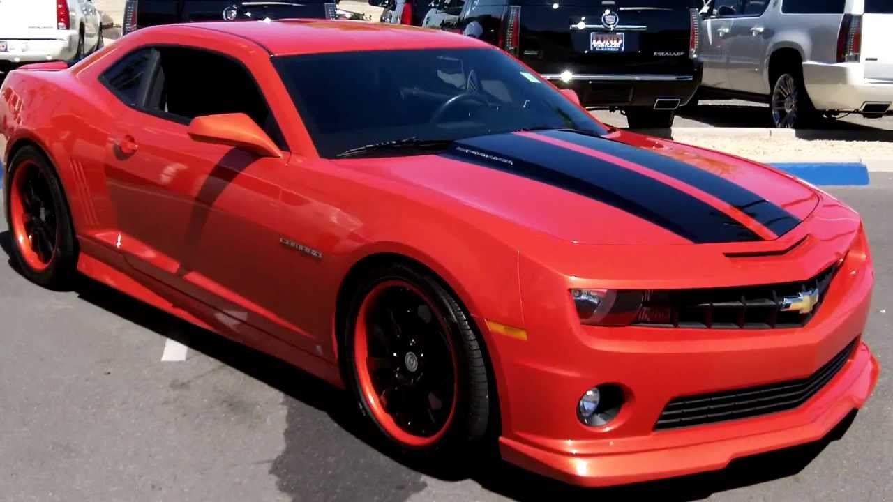 2010 Camaro 2ss Inferno Orange Met Magnuson Supercharger Lund Cadillac Phoenix Az Youtube