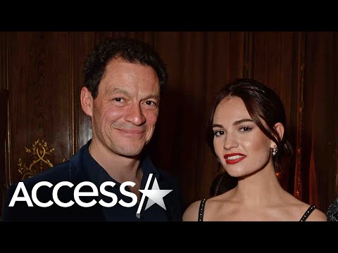 Lily James ‘Shocked’ At Dominic West’s Marriage Statement (Reports)