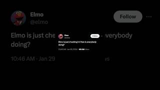 Elmo tweet sparks mental health conversation #shorts