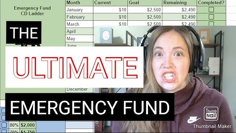 HOW TO BUILD A CD LADDER #EmergencyFund