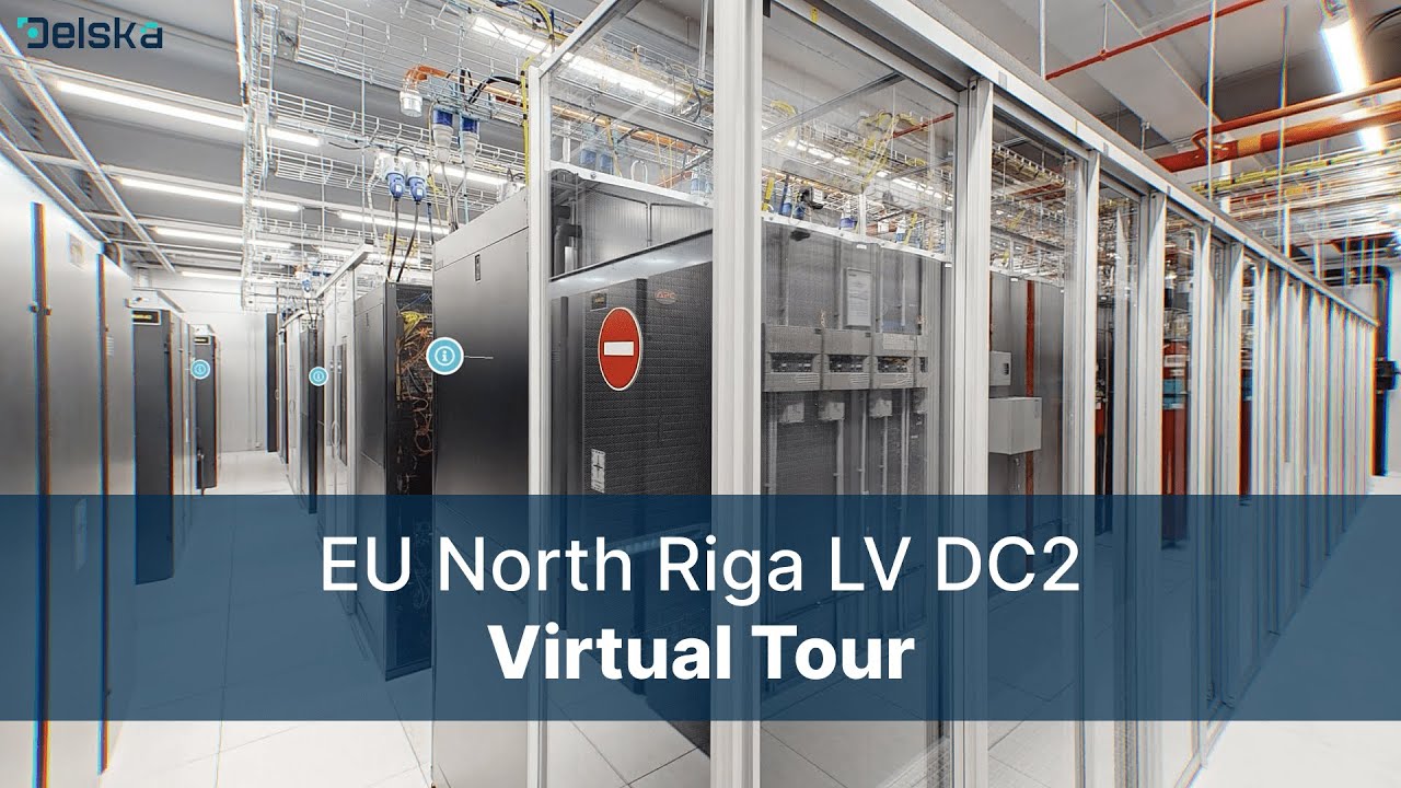 Brief Virtual Tour of EU North Riga LV DC2 Data Center | Delska