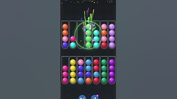 Bottle Ball Sort Puzzle Game #match the ball #PuzzleGame #games #subscribe