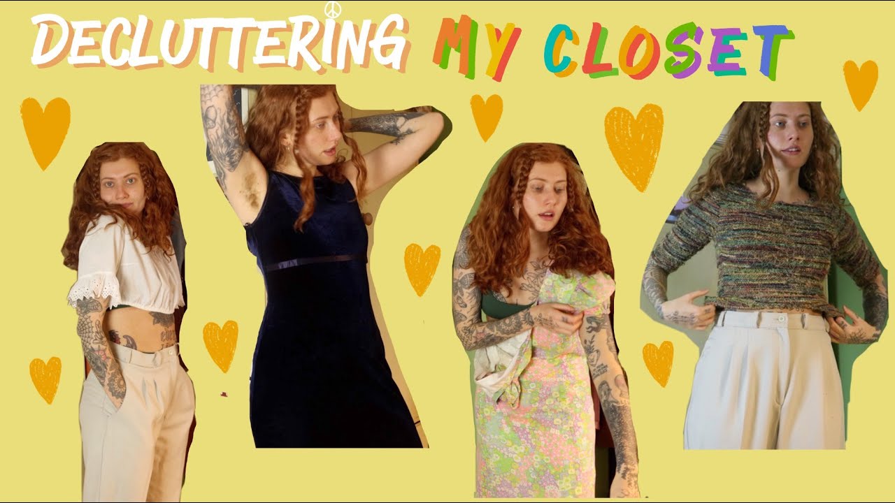 Decluttering my closet!! (hopefully for the last time) - YouTube