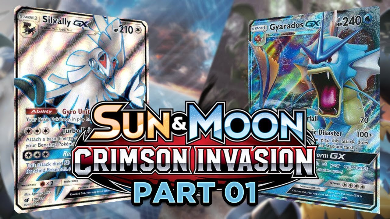 Pokemon TCG: Sun and Moon Crimson Invasion Booster Box Opening Part 1 ...