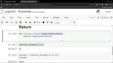 APRENDE PYTHON DESDE CERO A EXPERTO CON JUPYTER NOTEBOOK   - Funciones