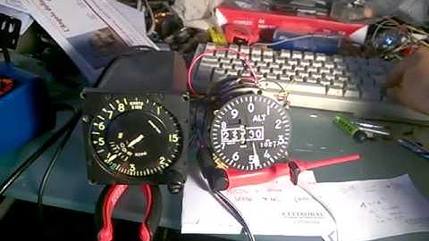 2x Arduino Pro Micro + Falcon BMS 4.32 + RAW USB HID communication - Altimeter + Machmeter F16