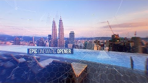Epic Cinematic Opener | After Efects Project Files - Videohive template