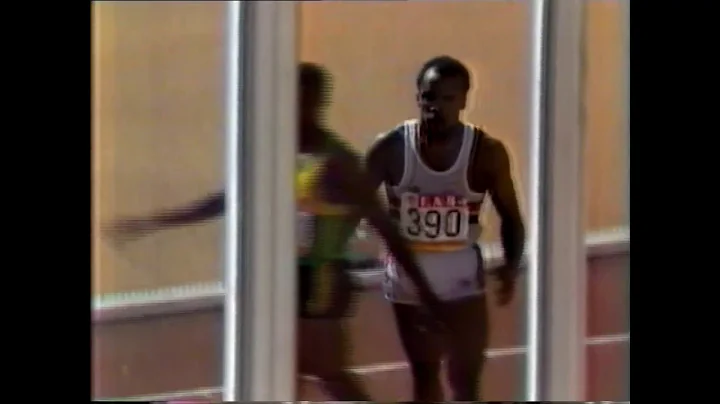 1984 Olympics, Men's 100m, Semifinal 1, Los Angele...