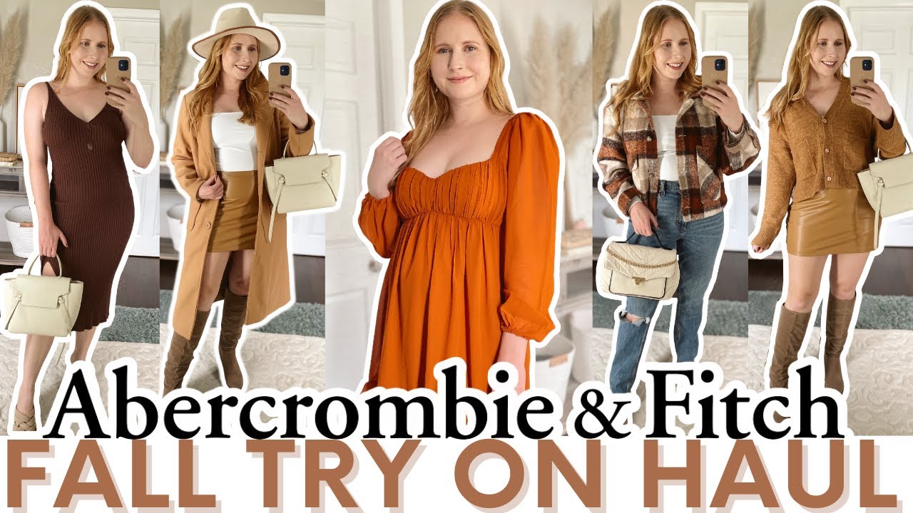 Abercrombie & Fitch Fall Try On Haul 2022 Abercrombie 90s Jeans