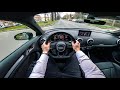 2018 Audi RS3 Sportback (400HP) LOUD NON-OPF EXHAUST Sound 4K POV Autobahn City Drive | Carz Crew