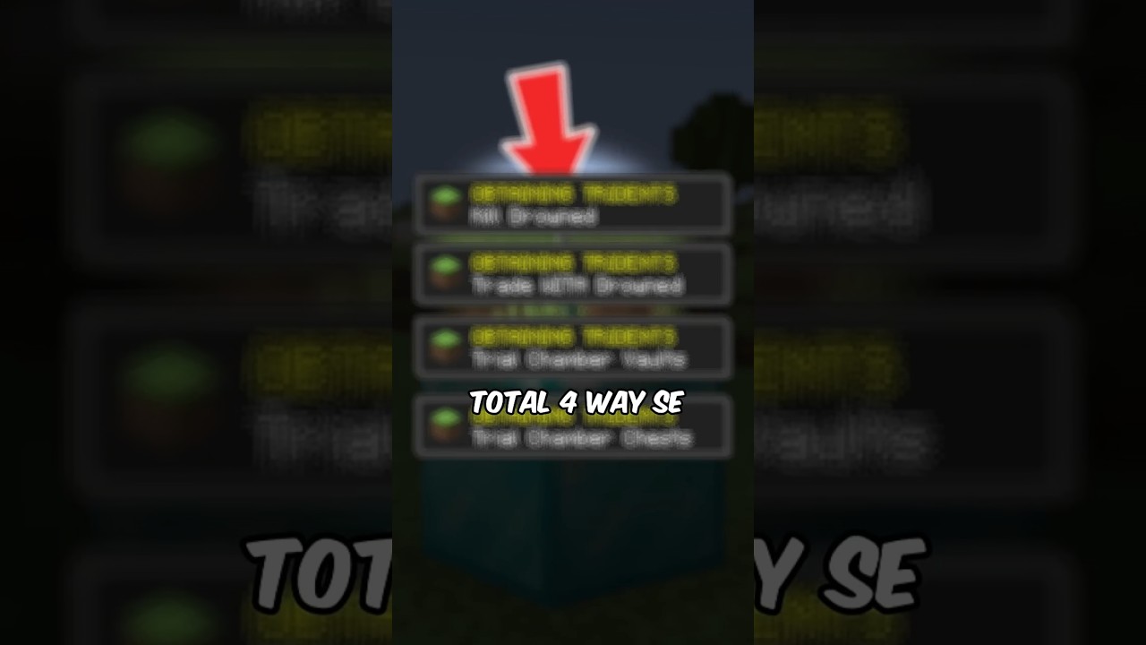 4 Ways to Get a Trident in Minecraft 1.21! (Java & Bedrock)