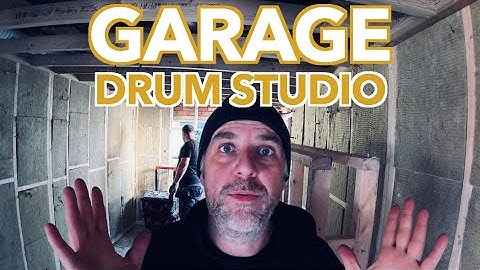 Garage 👉 Amazing Drum Studio - Part 2🥁