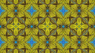 VJ Loop #70 Kaleidoscope Video Background Screensaver 1 Min