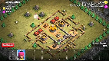 CLASH OF CLANS | SINGLE PLAYER MAPS | MAP #14 | Megablaster