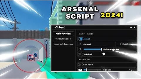 Roblox Arsenal Aimbot Script GUI KEYLESS NEW Best Script for Arsenal! (2024 Pastebin)