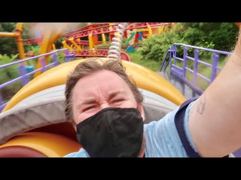Disney’s Hollywood Studios Coasters & Attractions in The Rain - Slinky Dog / Rock N Roller / TOT