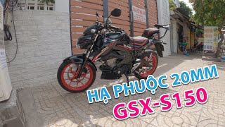 【Motorbike Time】Hạ phuộc trước cho GSX-S150 | Ê Hiếu!