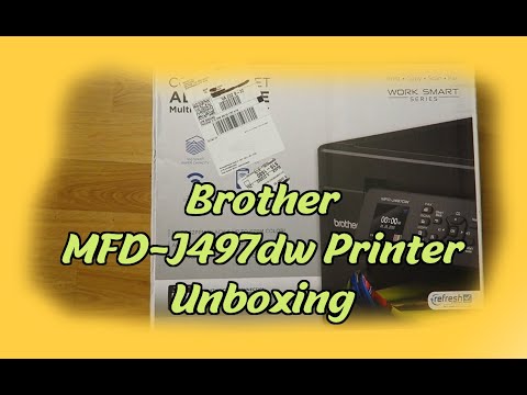 Brother MFC-j497DW Printer Unboxing | DaSesh Reviews