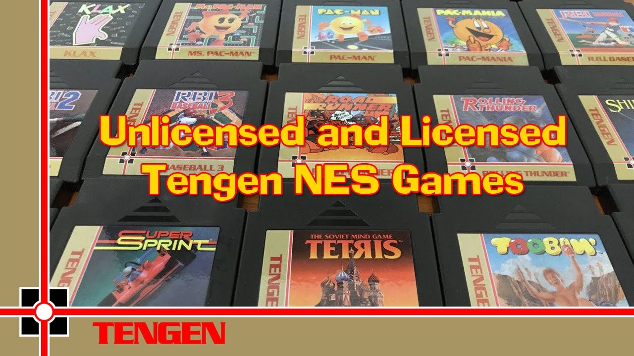 sangtekster Pas på sagtmodighed Unlicensed and Licensed Tengen NES Games - YouTube