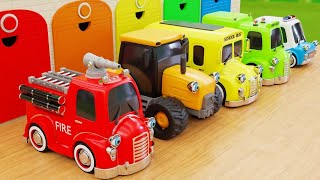 Wheels on the Bus + Baby Shark - colorful balls and big trucks - Baby Nursery Rhymes & Kids Songs