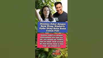 Diisukan Dekat dengan Baim Wong, Kimberly Ryder Dicap Suka Sama Cowok Pelit #baimwong