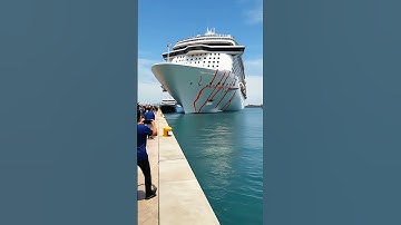 Thumbnail of Cruise Ship Tilts and Sinks Near the Port!