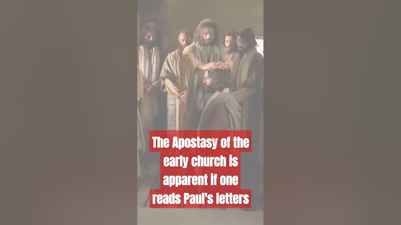 Seeds of Apostasy #lostauthority #apostasy #priesthood #jesuschrist #faith