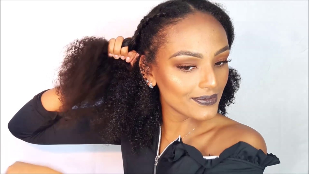 Trança BOXEADORA com rabo de cavalo - Tutorial muito fácil | Por BRENDA LEITE