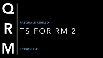 QRM 7-2: TS for RM 2 (PACF, ARMA estimation and forecasting)