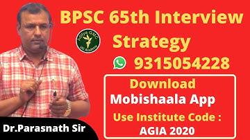 BPSC 65th Interview Strategy By Dr. Parasnath Sir | Aditya GMC  IAS Academy