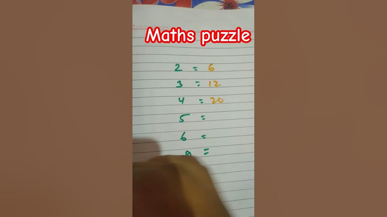 Maths puzzle vedic maths math vedicmaths shorts short YouTube