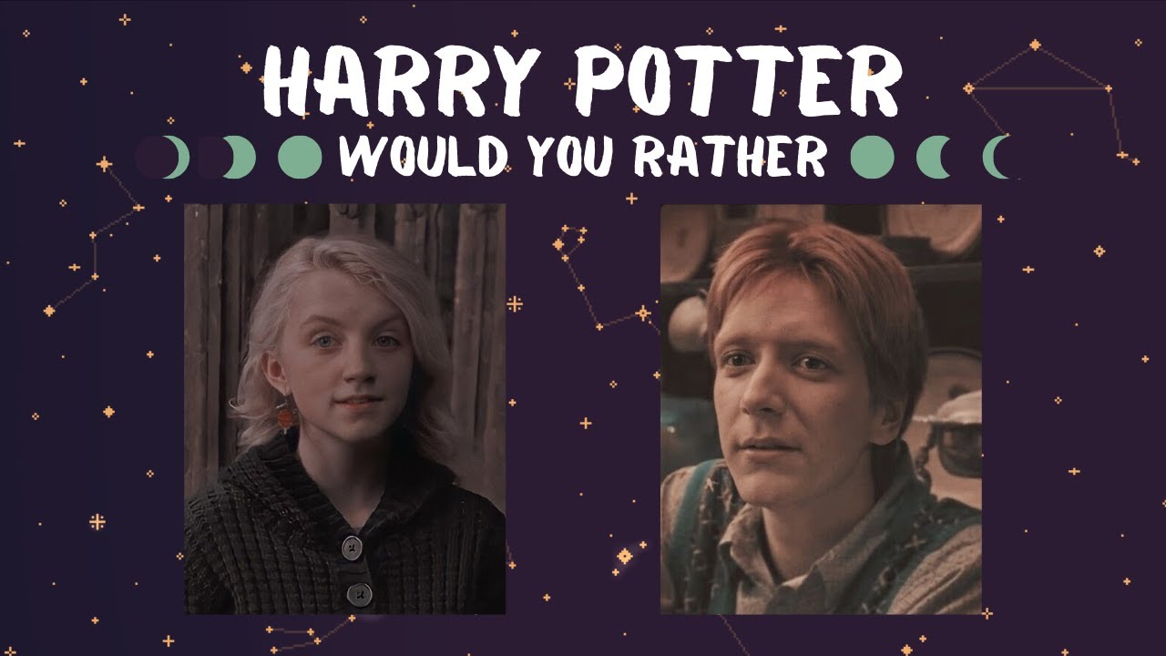 WOULD YOU RATHER | HARRY POTTER EDITION (PART 4) - YouTube