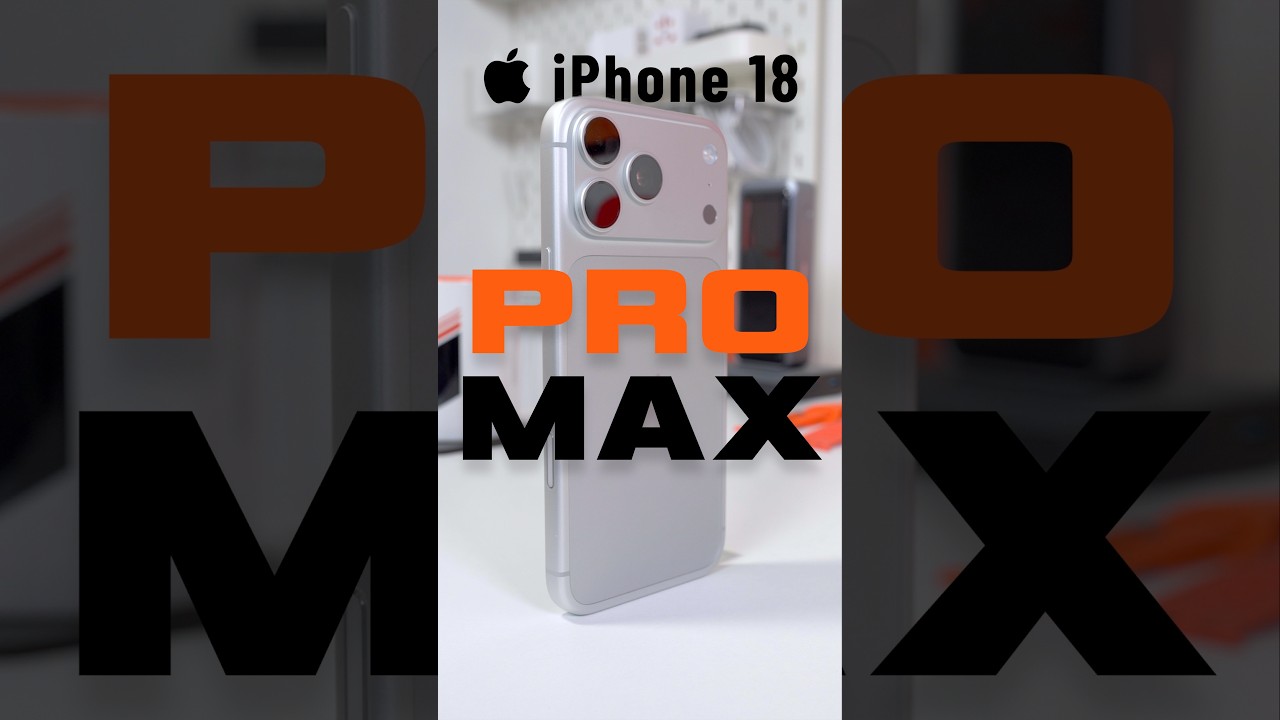 iPhone 18 Pro Max has a lot of upgrades... Full Review👇🏻 📲  #shorts #iphone #iphone18pro