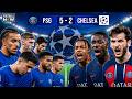 PSG Destroy Chelsea 5-2 | UCL Round of 16 Highlights