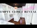 DIY Dream Closet Reveal &amp; Empty Closet Tour | DIY Dream Closet Room