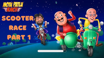 MOTU PATLU GAME PART -1 /MOTU PATLU SPEED RACING/SCOOTER RACING#like #motupatlu #games