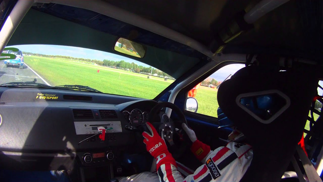 Kelvin Fletcher On Board Suzuki Swift Rallycross Croft Rallycross Grand ...