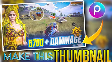 🎮 BGMI PUBG Thumbnail Kaise Banaye | Professional Thumbnail Editing on Mobile