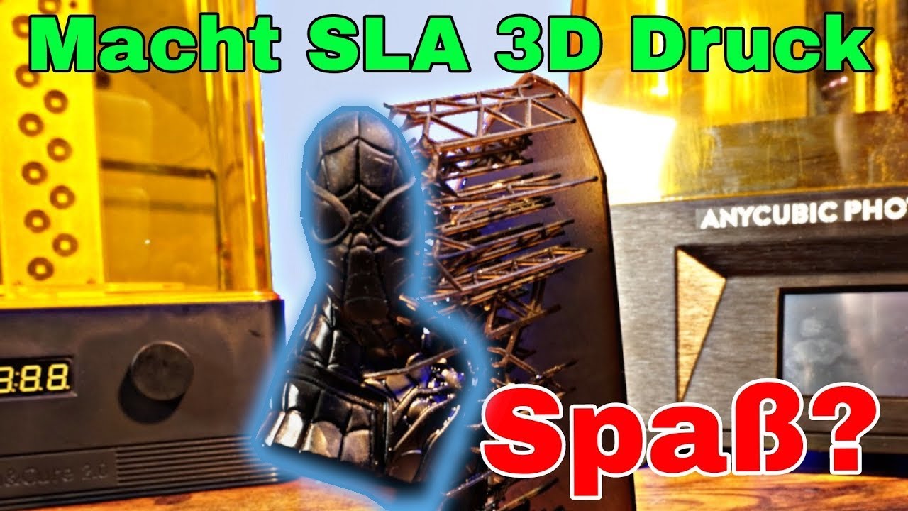 SLA 3D Drucker! Das solltest Du wirklich wissen ;)