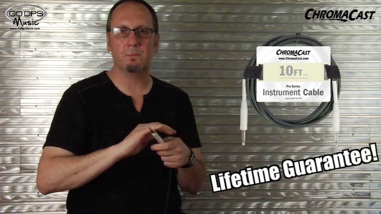 ChromaCast 10 Ft Performance Instrument Cable Lifetime Guarantee YouTube
