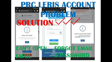 PRC LERIS Account problem
