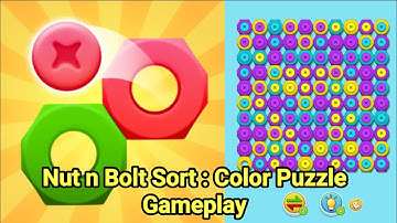 Nut n Bolt Sort : Color Puzzle Game Gameplay