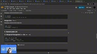 Tugas Pemrograman List dalam Python
