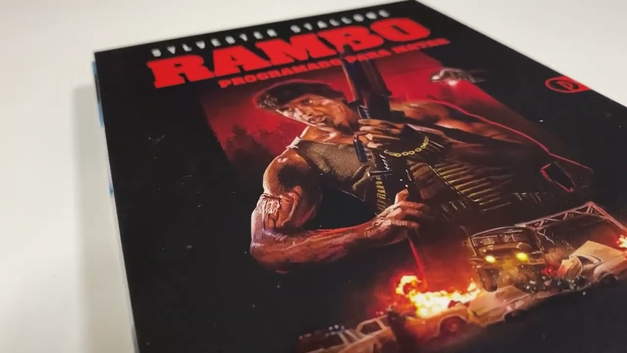 RAMBO - PROGRAMADO PARA MATAR DIGISTAK COM 1 BLU-RAY E 1 DVD