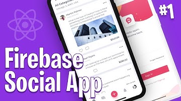 React Native + Firebase Social App (Auth & Navigation) - Part #1