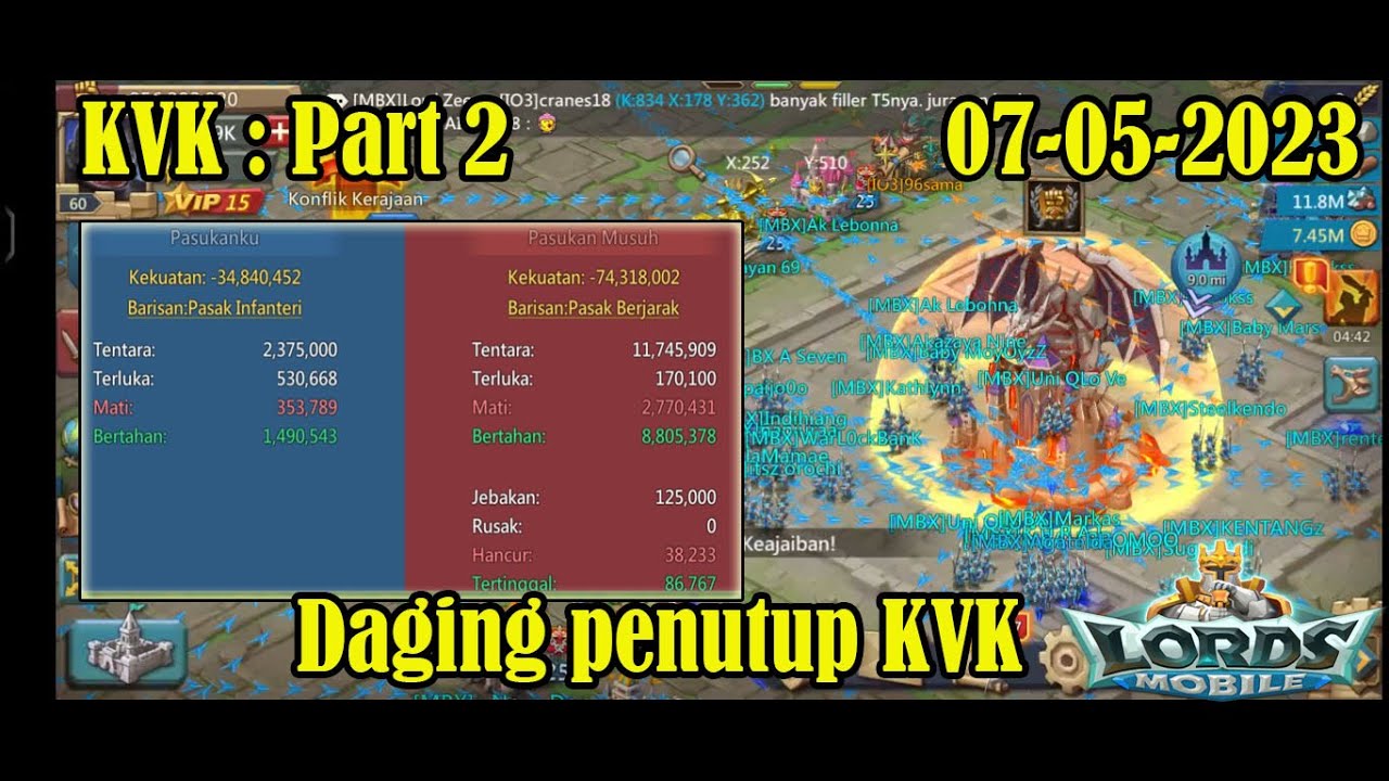 Lords Mobile: KVK Part 2 07/05/2023 - YouTube