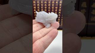 天然翡翠A貨—開運聚財龍龜小擺件商品編號：062410