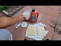 Drano And Ferric Sulfate On Douglas Fur