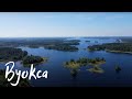 Вуокса: летний полет над озером // Приозерск, Ленинградская область