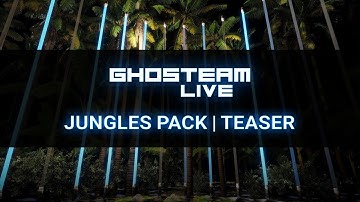 Ghosteam Live - Jungles Pack Extension - Unreal Engine x Resolume Live 3D VJ Plugin